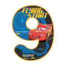 Lightning Mcqueen Number 9 Edible Icing Image